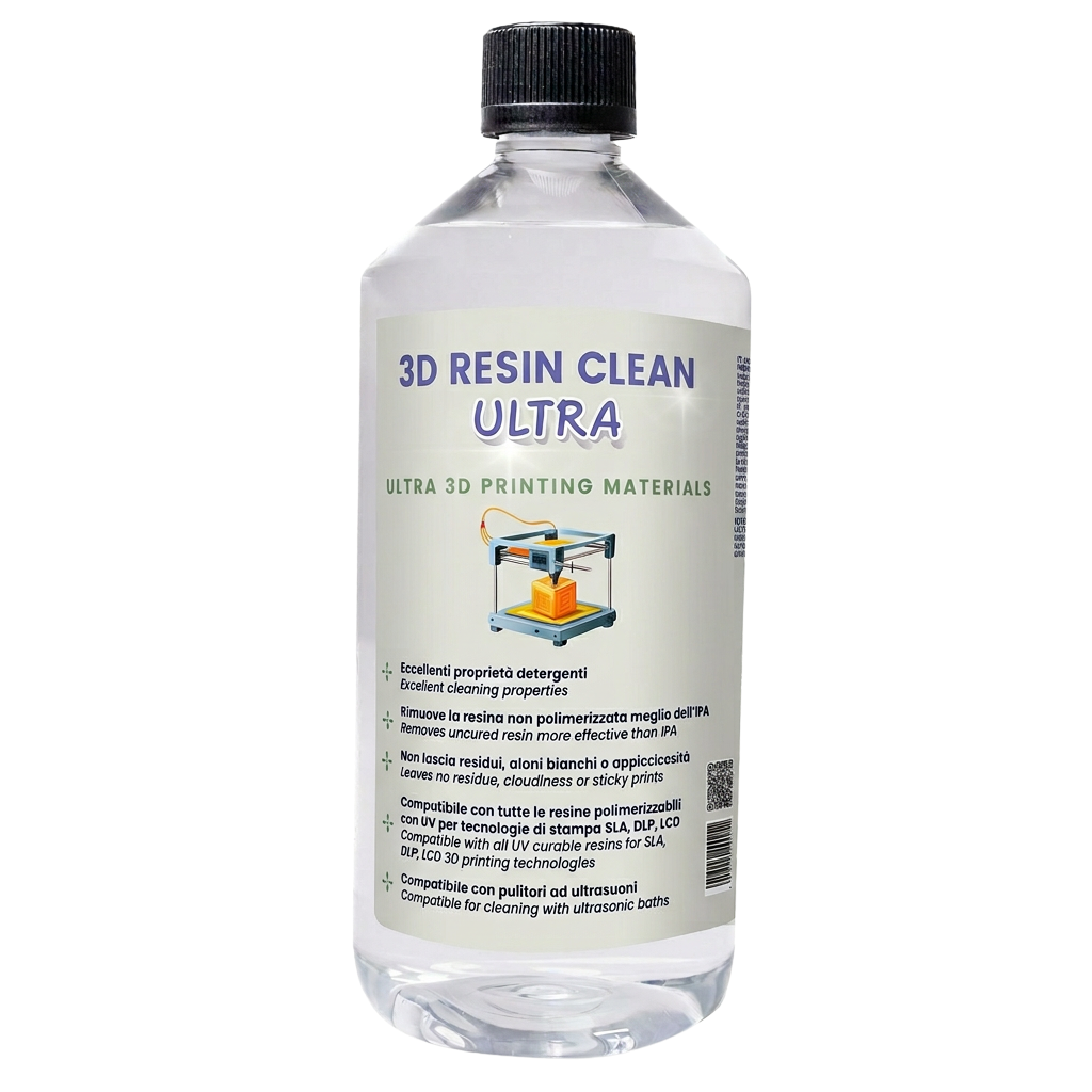 3D Resin Clean Ultra detergente per stampe 3D in resina